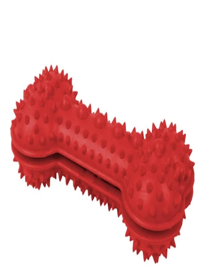 Dresz Pet GuardCompany Rubber Large Chew Spike Bone, Treat Dispenser Interactive Dog Toy for Adult Dogs, 6.5 Inch - Image 2